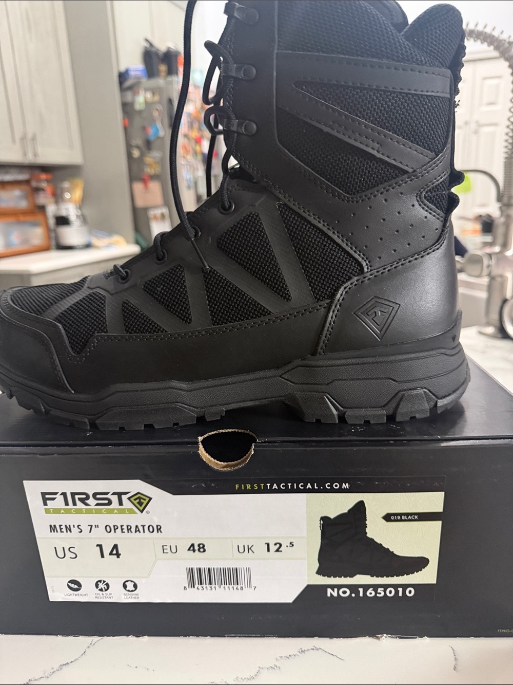 First Tactical Men's 7" Operator Boot - Black